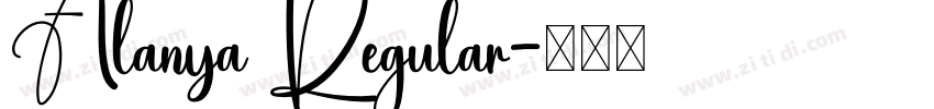 Alanya Regular字体转换